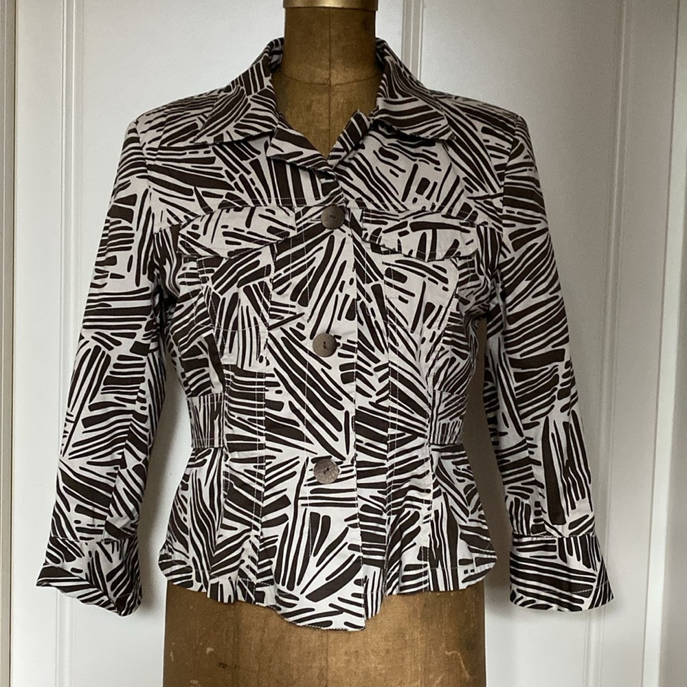 LADIES 3/4 sleeve JACKET Sz12 by HARVE BENARD.